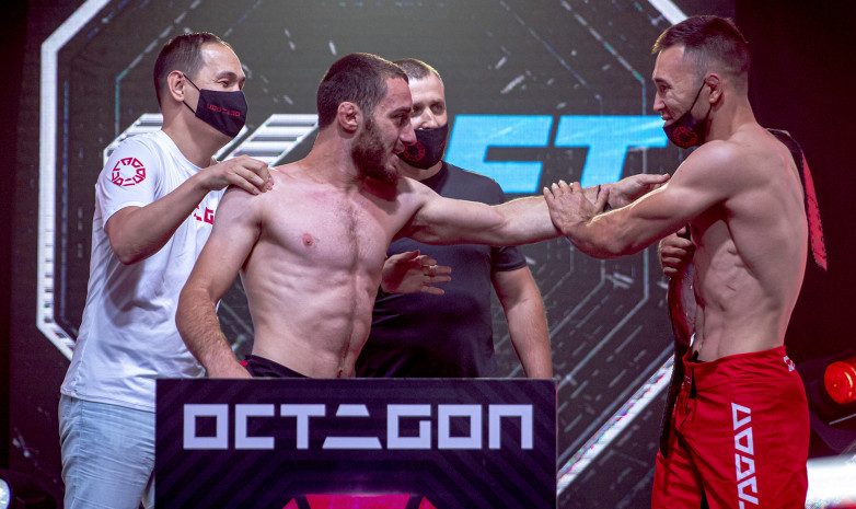 Видео взвешивания участников турнира OCTAGON 21