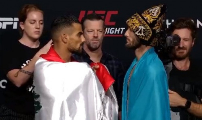 Морозов UFC-дегі екінші жекпе-жегі алдында қарсыласымен көз түйістірді