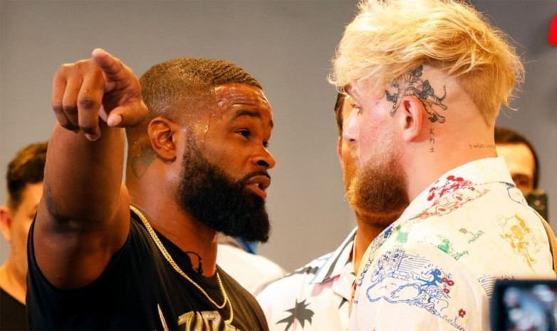 Блогер Джейк Пол UFC экс-чемпионы Тайрон Вудлиді жеңді