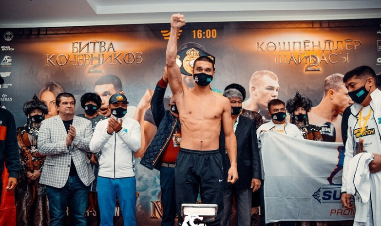 Бек Нұрмағанбет қарсыласын нокаутқа түсіріп, WBA International титулын жеңіп алды