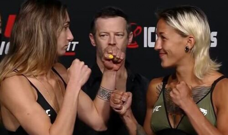 Агапова UFC-дегі кезекті жекпе-жегі алдында қарсыласымен көз түйістірді