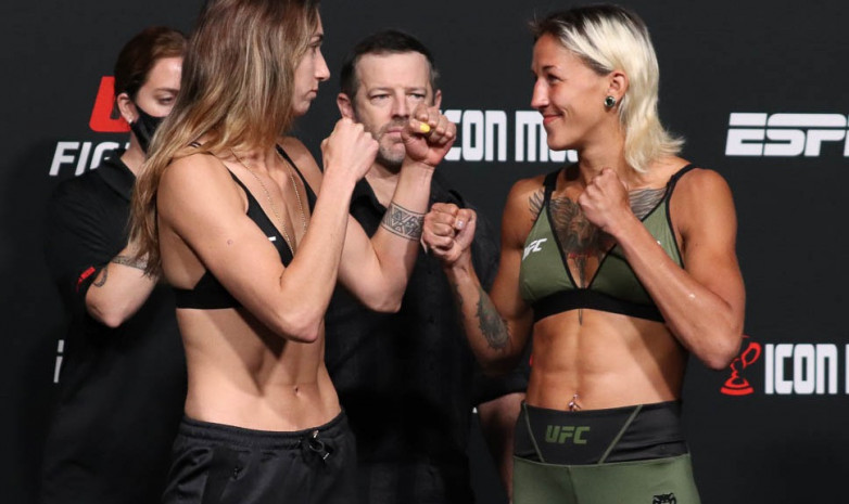 Мария Агапова UFC турнирінде колумбиялық файтерден басым түсті