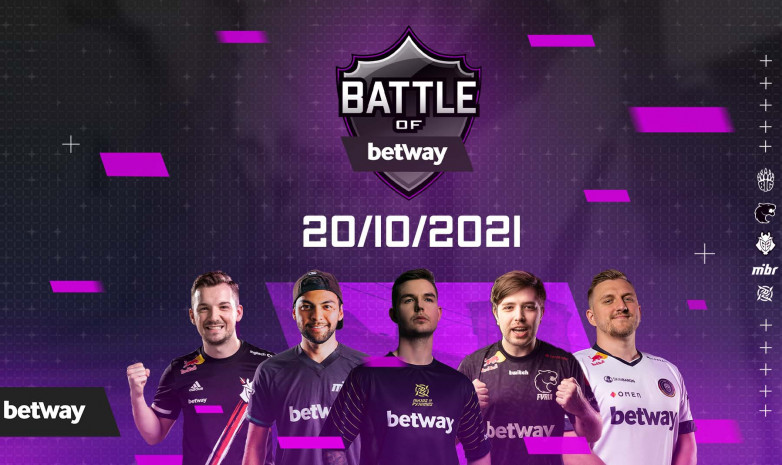 «G2 Esports», «Ninjas in Pyjamas», «BIG», «Furia Esports» и «MIBR» примут участие в шоу-турнире Battle of Betway