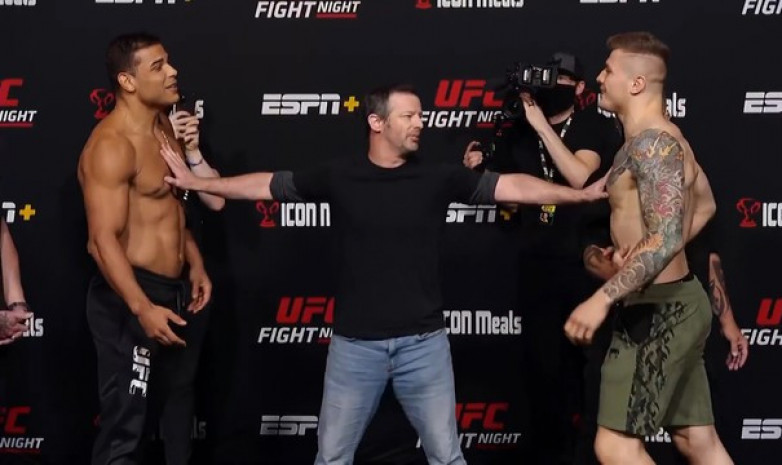 Битвы взглядов UFC Вегас 41: Коста vs Веттори. ВИДЕО