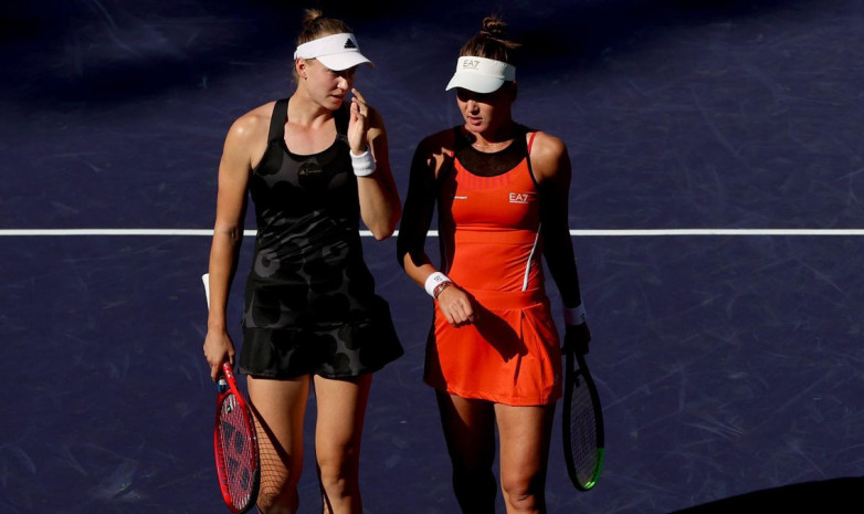 Рыбакина в паре с россиянкой не сумела выиграть турнир WTA в Индиан-Уэллсе 
