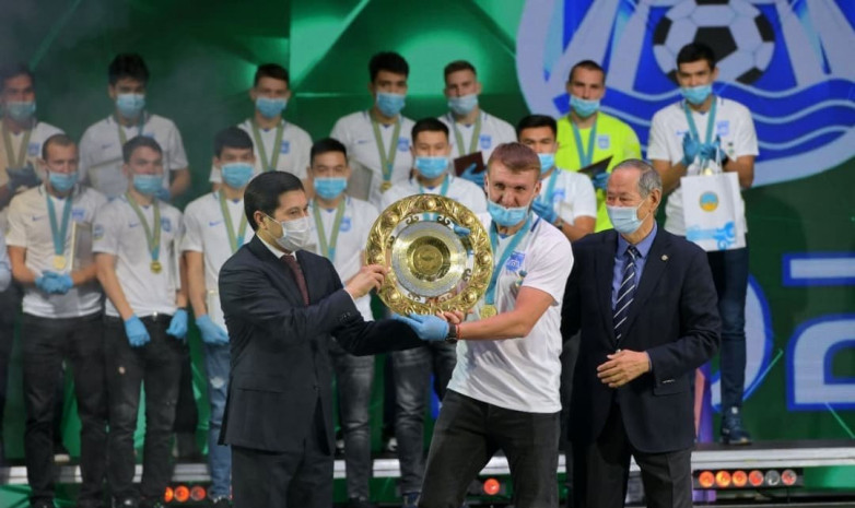 Бірінші лига чемпионы «Ақсу» марапатталды
