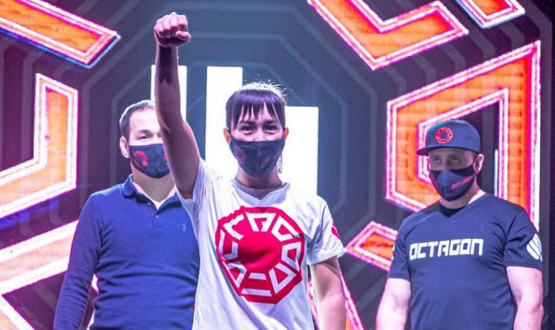 «Белбеу - менің арманым». «Томирис» OCTAGON 25-тегі титулдық жекпе-жек алдында мәлімдеме жасады