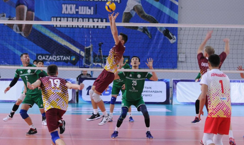 Волейболдан ерлер арасындағы ел чемпионаты өтіп жатыр