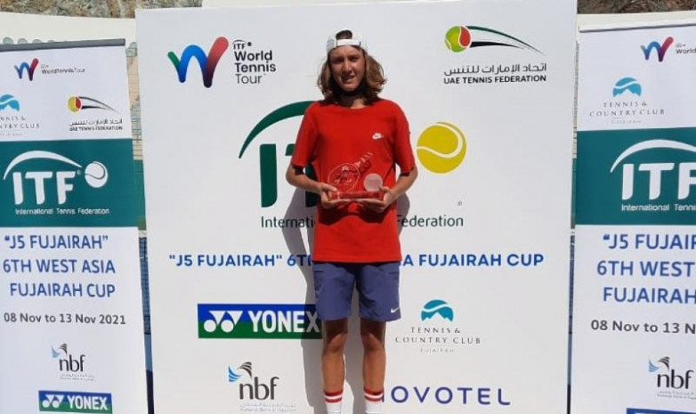 Қазақстандық теннисші Даниал Рахматуллаев ITF сериясы турнирінде абсолютті чемпион атанды