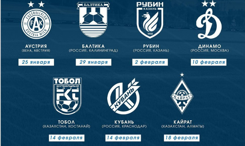 «Тобол» и «Кайрат» сыграют с одним из лидеров РПЛ