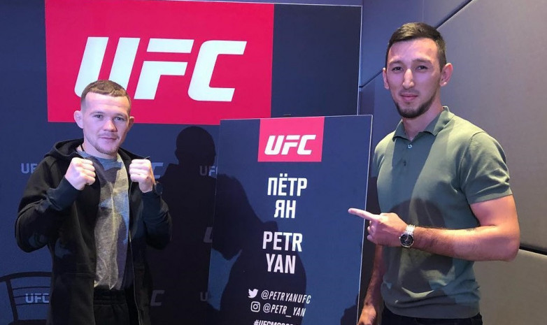 Саят Абдрахманов станет угловым Петра Яна в главном бою турнира UFC 273