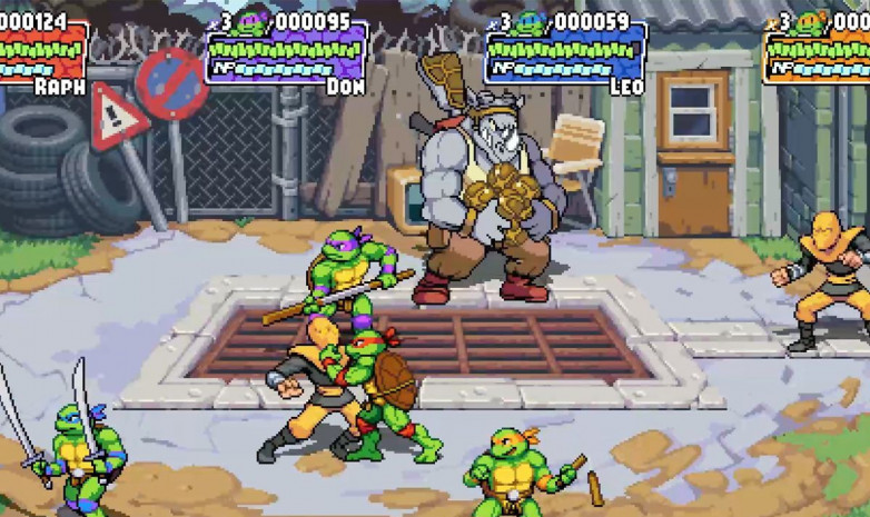 Авторы показали игровой процесс TMNT: Shredder's Revenge