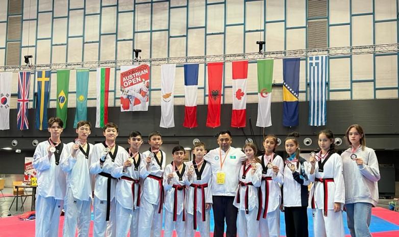 Таеквондодан Қазақстан жасөспірімдер құрамасы халықаралық жарыстан 28 медаль жеңіп алды