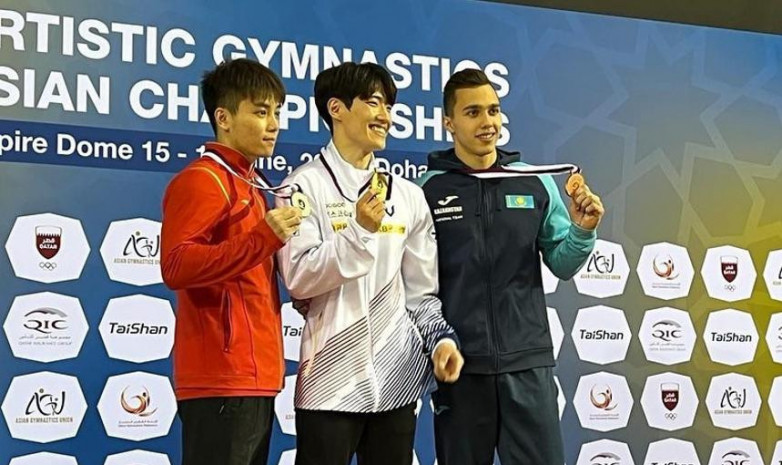 Қазақстандық гимнасшылар Азия чемпионатында екі медаль жеңіп алды