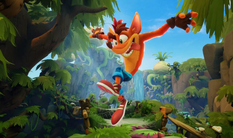 В сеть утек ключевой арт новой Crash Bandicoot