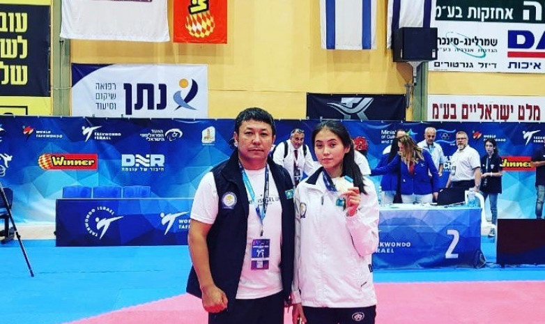 Қазақстандық таеквондошы Israel Open турнирінде жүлде алды
