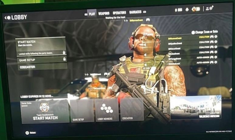 В сети всплыла фотография лобби из сетевого режима Call of Duty: MW 2