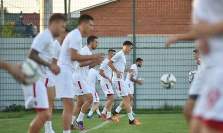 «Зриньскидің» «Тобылға» қарсы ойын алдындағы жаттығуынан фоторепортаж