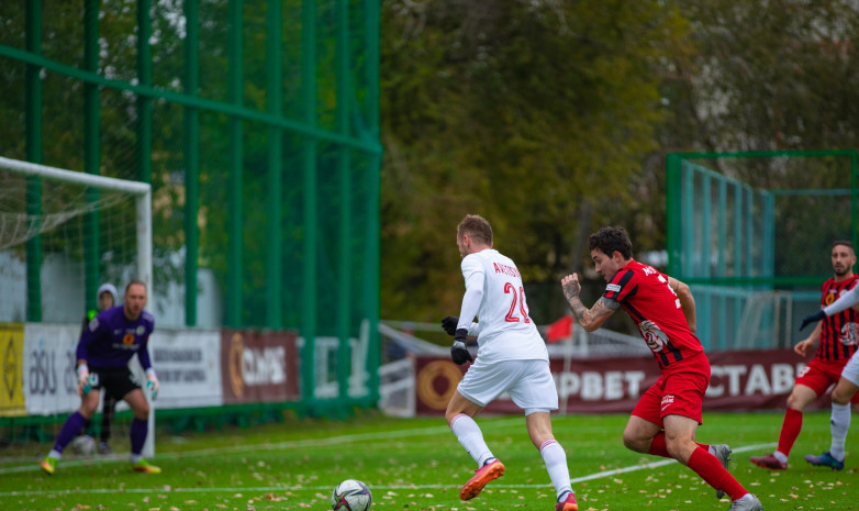 «Акжайык» упустил победу над «Кызыл-Жаром», ведя по ходу матча 2:0