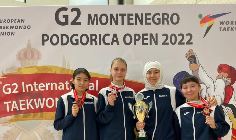 Таэквондошыларымыз Podgorica Open G-2 турнирінде үш медаль алды