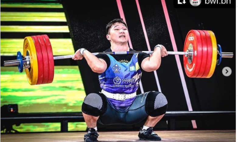 Ауыр атлет Рахат Бекболат Азия чемпионатында 4-орынға ие болды