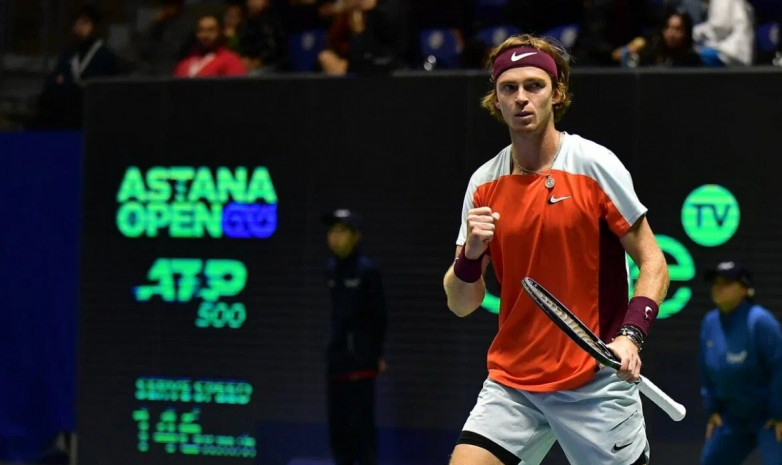 Андрей Рублев — первый полуфиналист турнира ATP 500 Astana Open