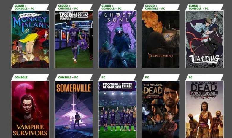 Microsoft назвала новые игры для Xbox Game Pass