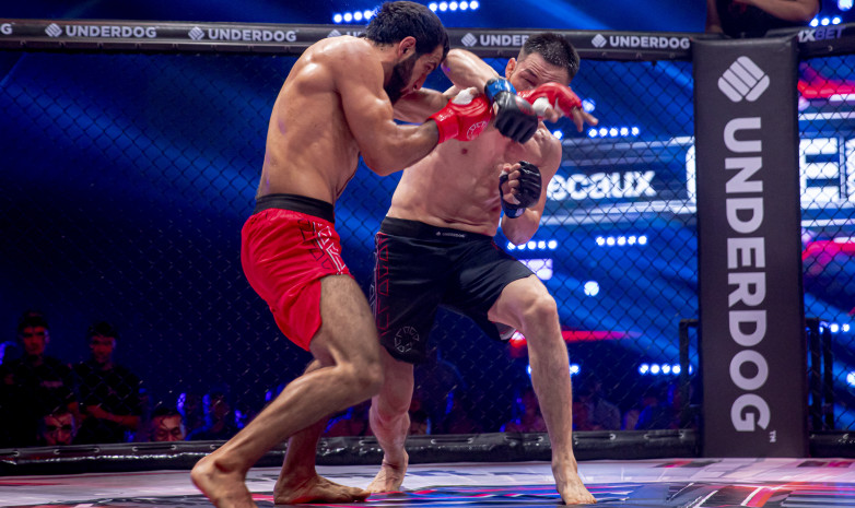 Кадры с медиа-дня перед турниром OCTAGON 39 в Алматы