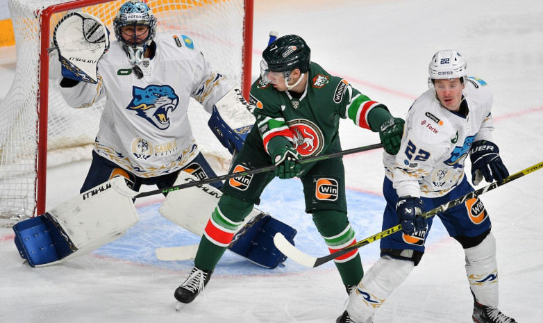 Фоторепортаж с матча КХЛ «Ак Барс» — «Барыс»