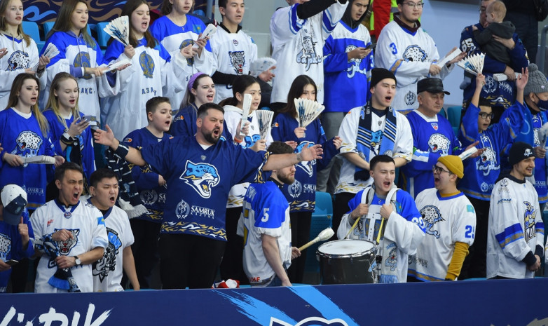 Фоторепортаж с матча КХЛ «Барыс» — СКА