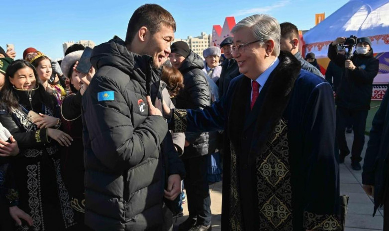 Ел президенті Рахмоновты UFC-дегі жарқын жеңісімен құттықтады