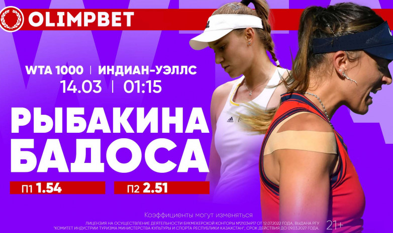 Самые зрелищные матчи 1/16 WTA и ATP 1000 Indian Wells по версии Olimpbet