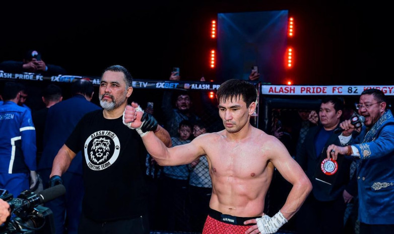 Қаршыға Дәуітбек Alash Pride FC 84 негізгі жекпе-жегінде ирандықты мерзімінен бұрын жеңді