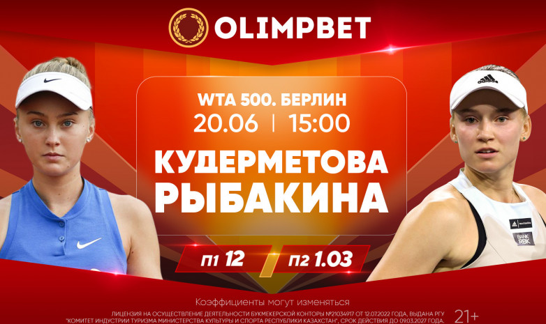 Рыбакина и Бублик на травяных турнирах: аналитика Olimpbet