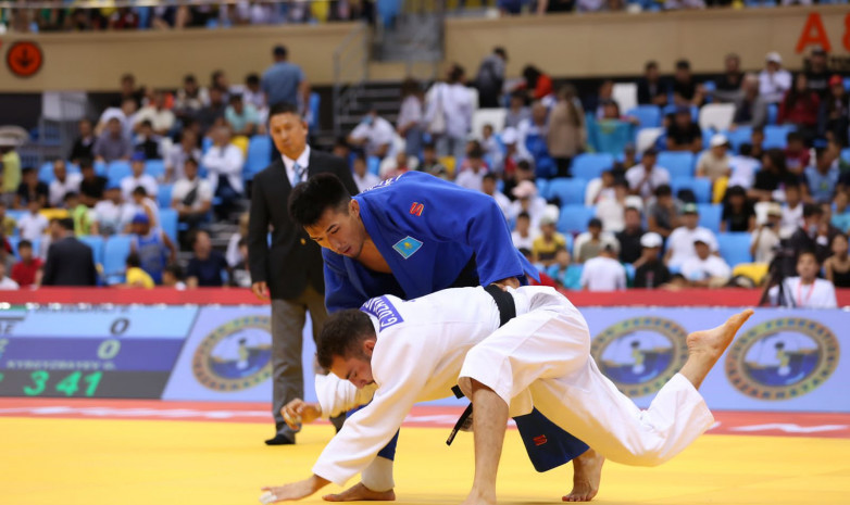 Қанат Сейілхан дзюдодан «Qazaqstan Barysy Grand Slam» турнирінде жеңіліп қалды