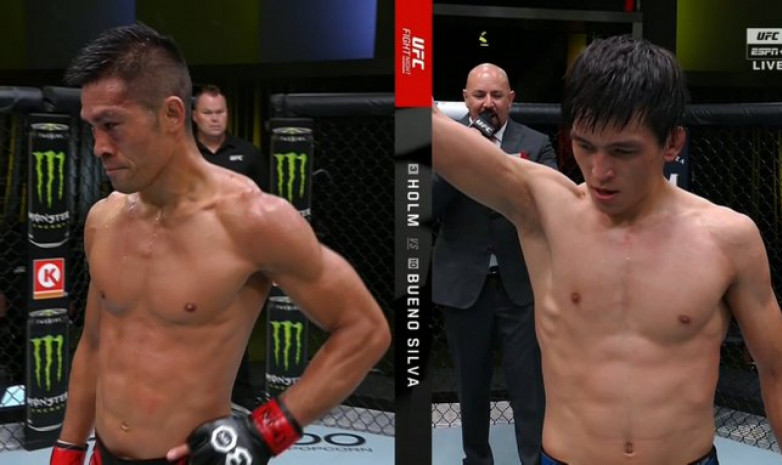 Азат Мақсұмның UFC-дегі алғашқы жекпе-жегінің видеосы