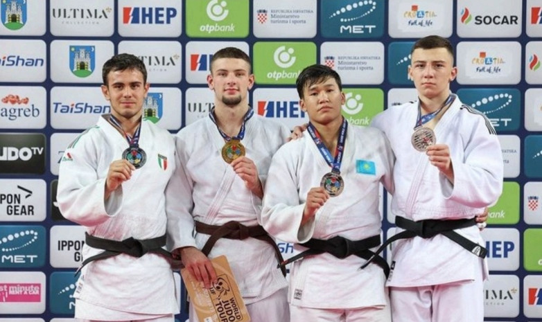 Казахстанский дзюдоист выиграл медаль на чемпионате мира в Загребе