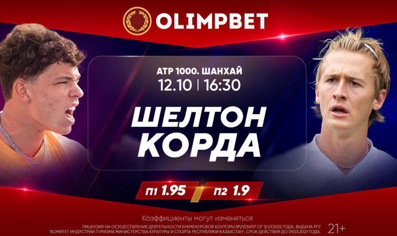Разборки на кортах в Шанхае – в коэффициентах от Olimpbet