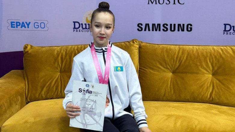 Қазақстандық гимнасшы Sofia Cup турнирінде қола медаль жеңіп алды