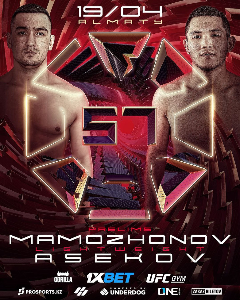 OCTAGON 57: 5:0 рекорды бар өзбек тәжірибелі қырғызстандық файтерді нокаутқа түсірді