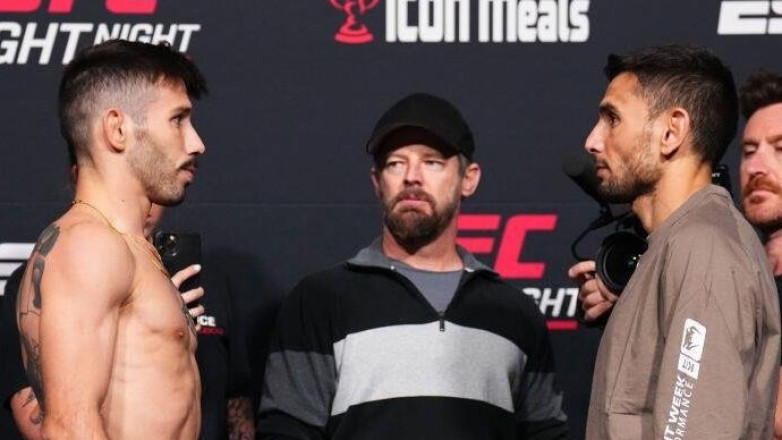Все результаты турнира UFC Vegas 91