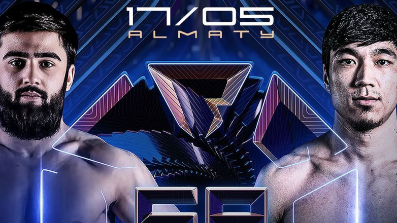 Сабмишеном за 20 секунд до гонга завершился бой полусредневесов в Алматы. Видео