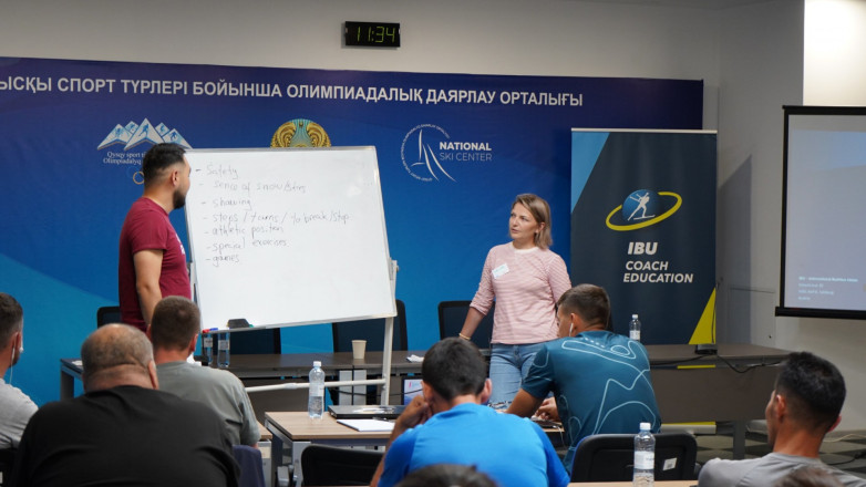Щучинскіде ҰОК қолдауымен биатлон бапкерлеріне IBU курсы өтті