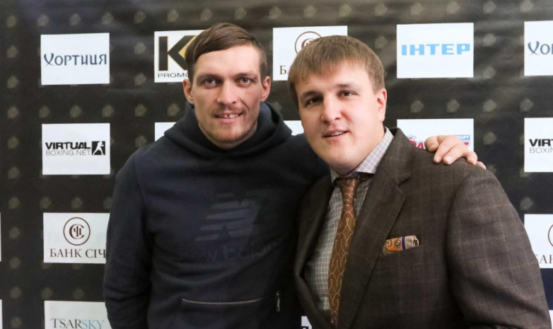 Промоутер Усика: У Александра Усика нет травмы локтя