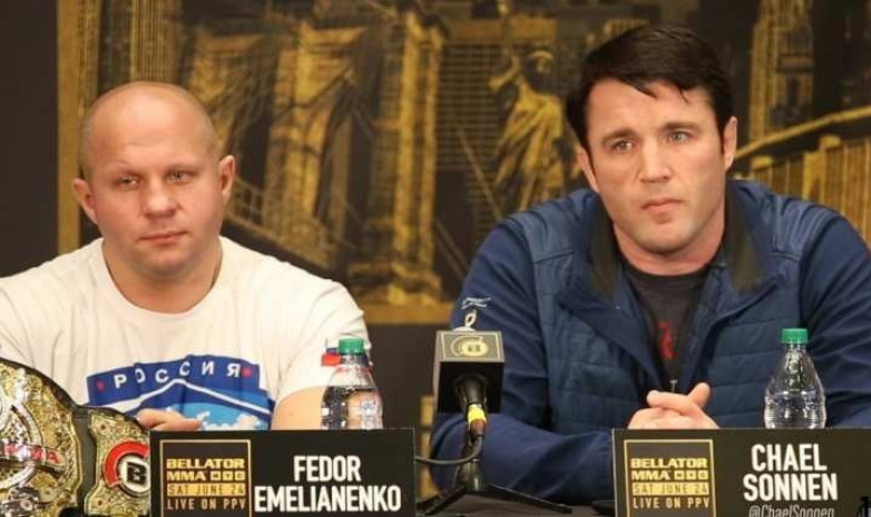 Чейл Соннен и Федор Емельяненко прошли взвешивание перед Bellator 208