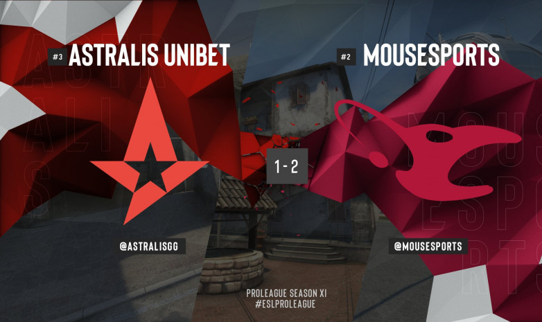 «Astralis» проиграли «Mousesports» в плей-оффе ESL Pro League 11