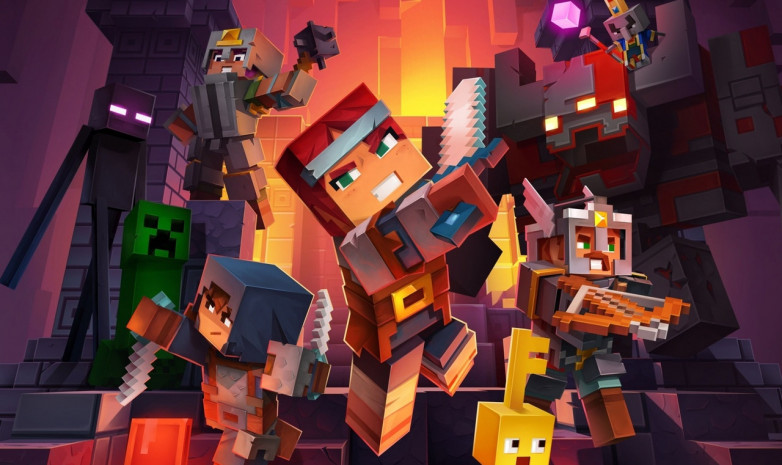 Minecraft Dungeons перенесена на 26 мая