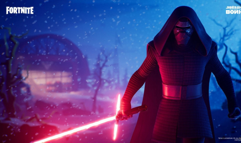 В Fortnite были добавлены скины Кайло Рена и Зори Блисс из «Звездных войн»