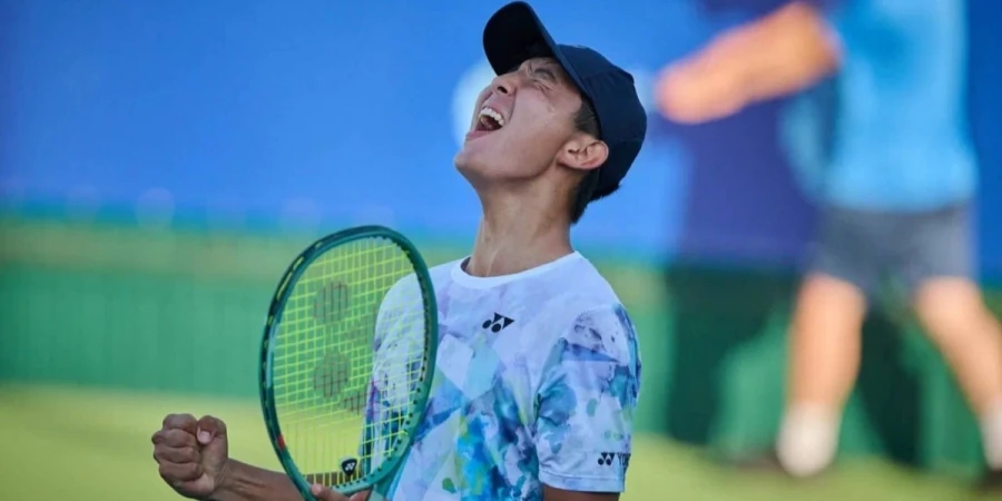 17-летний теннисист из Казахстана выиграл турнир в Южной Корее