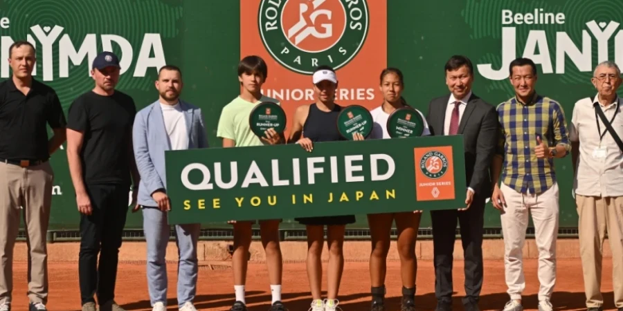 Молодые казахстанцы прошли отбор на Roland Garros Junior-2025 в Японии